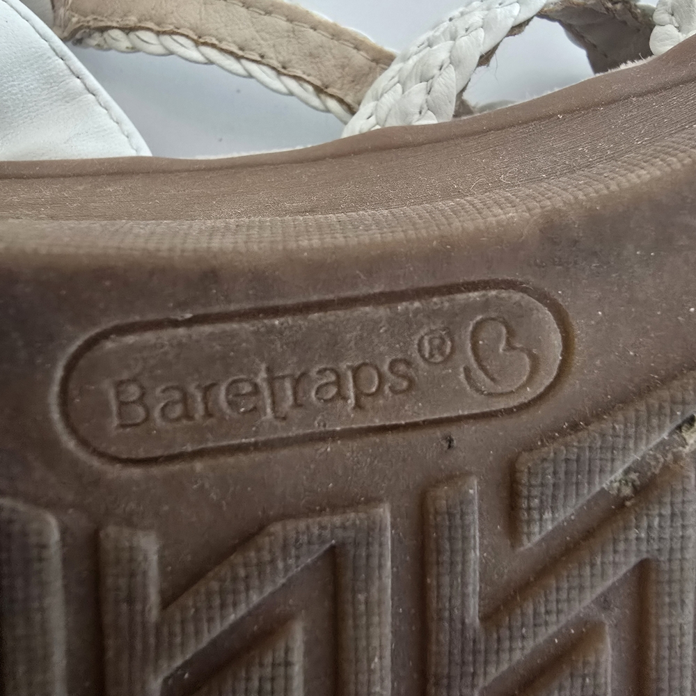 Bare Traps Takara Women's Braided Sandals - White Size 8.5 - Picture 5 of 6